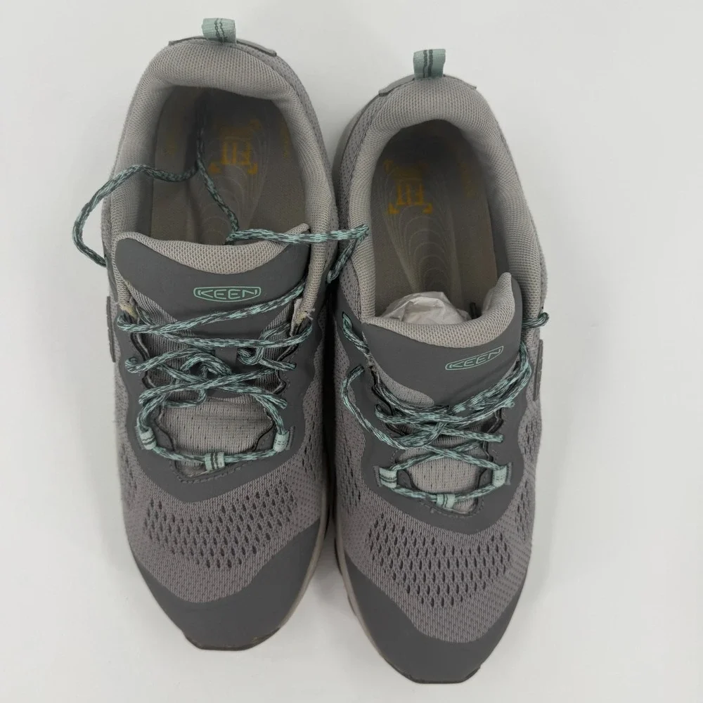 Keen Terradora II Hiking Shoes Womens US 11 Steel Gray Ocean Wave Waterproof